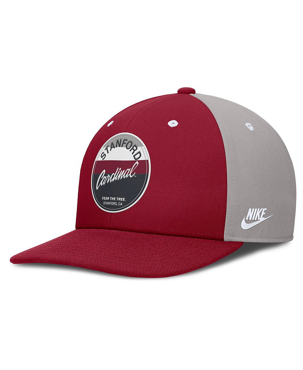 Мужская кепка Nike Stanford Cardinal Prep Pro Performance, красно-серый