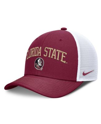 Nike Мужская и Женская кепка Florida State Seminoles Primetime Arched регулируемая trucker