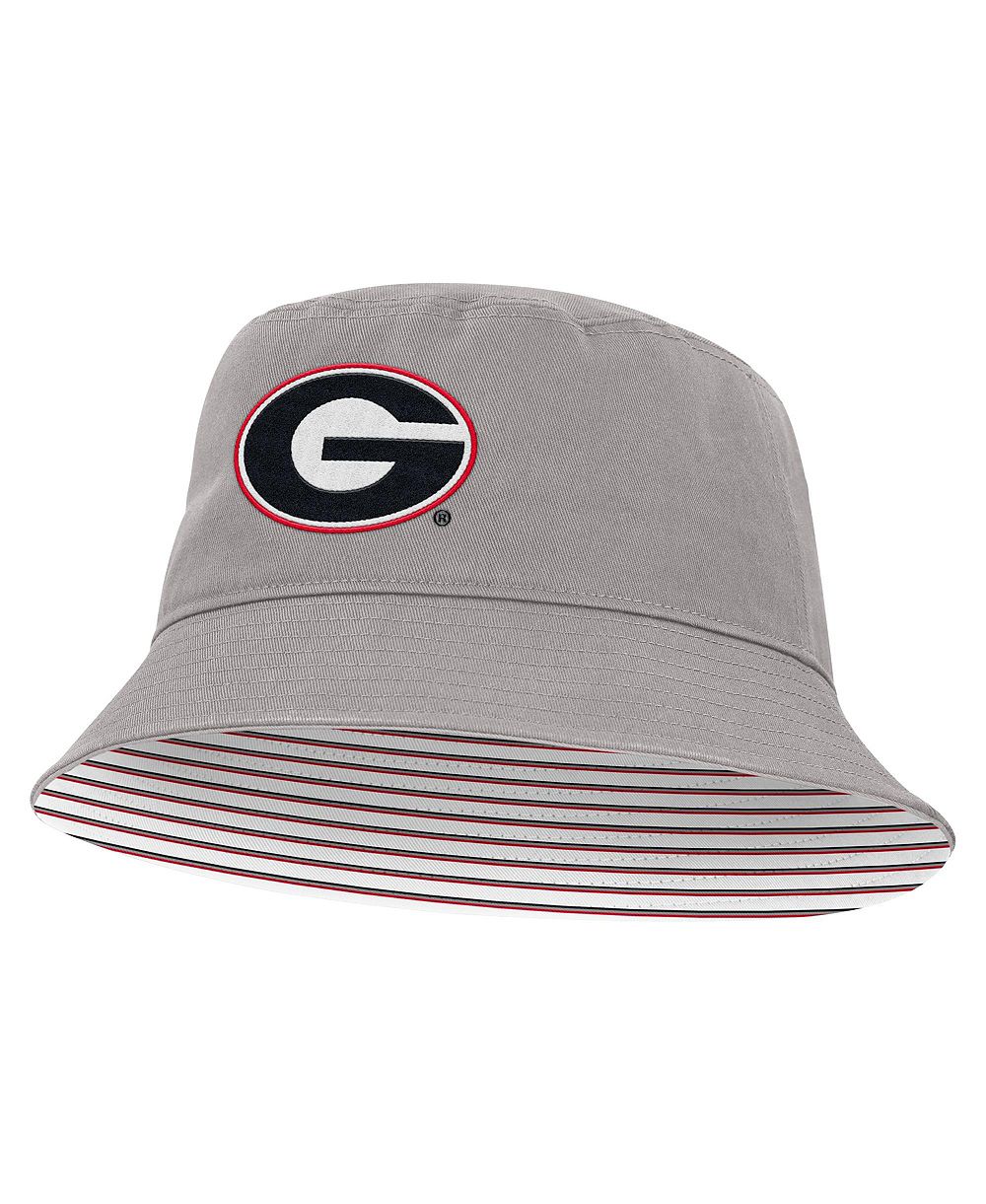Мужская и женская кепка Nike Gray Georgia Bulldogs Primetime Apex Bucket Hat