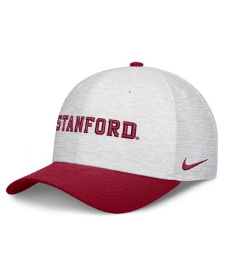 Мужская и женская кепка Nike White/Cardinal Stanford Cardinal Primetime Rise регулируемая
