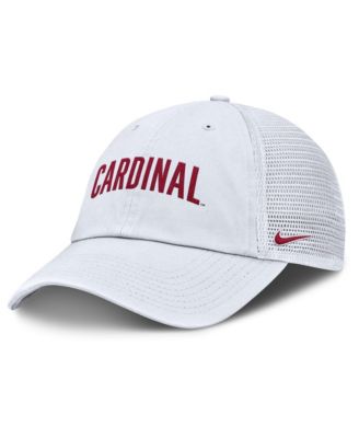 Мужская кепка Nike White Stanford Cardinal Club Campus Trucker регулируемая