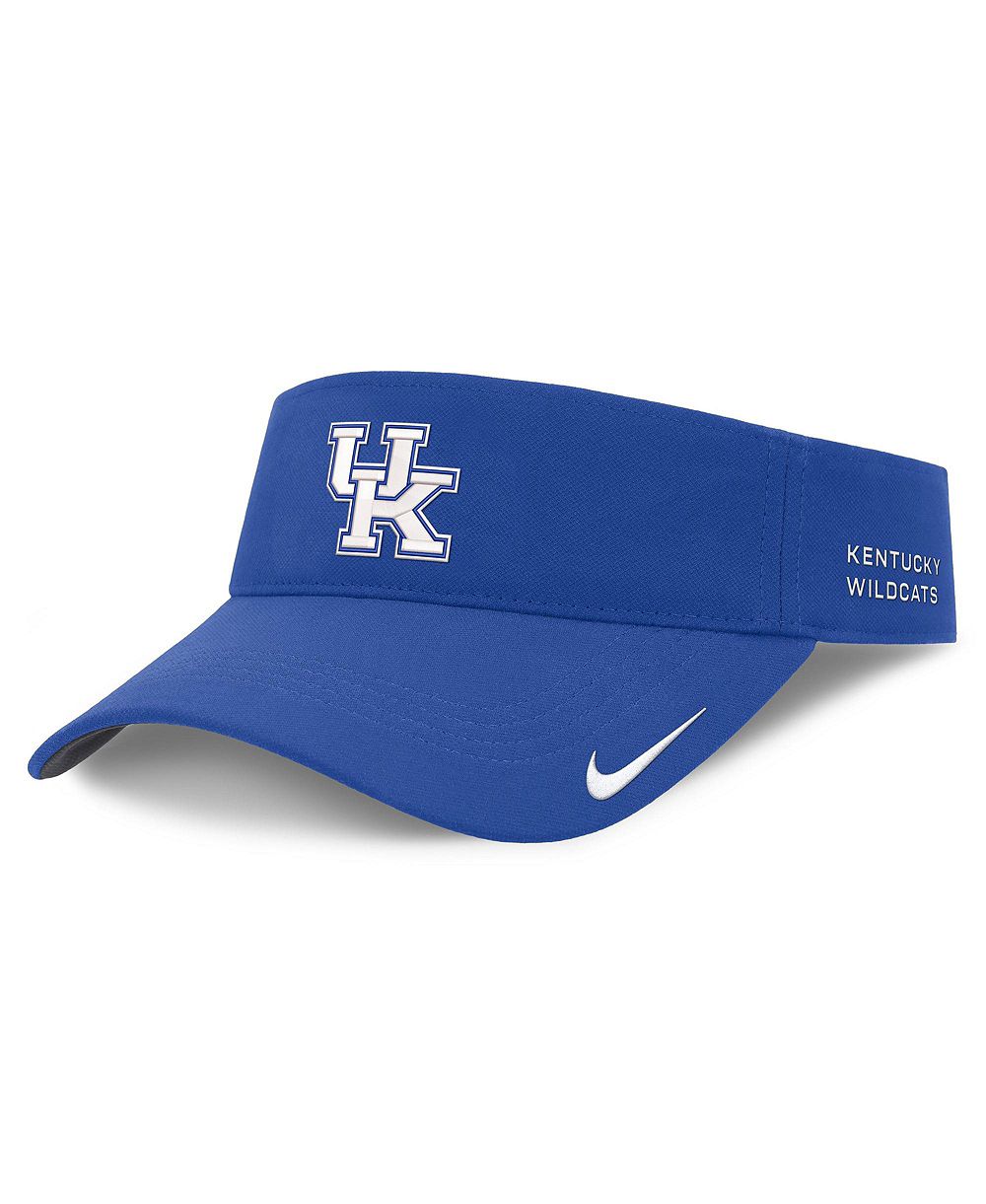 Мужская и женская кепка-визор Nike Royal Kentucky Wildcats 2026 On-Field Ace Adjustable