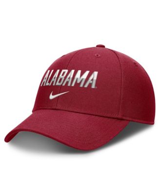 Nike Мужская и Женская малиновая кепка Alabama Crimson Tide 2026 On-Field Gameday Rise Adjustable
