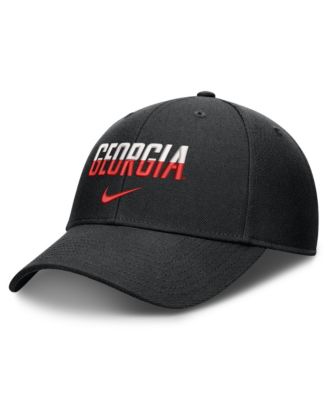 Men's and Women's Nike Black Georgia Bulldogs 2026 On-Field Gameday Rise Adjustable Hat