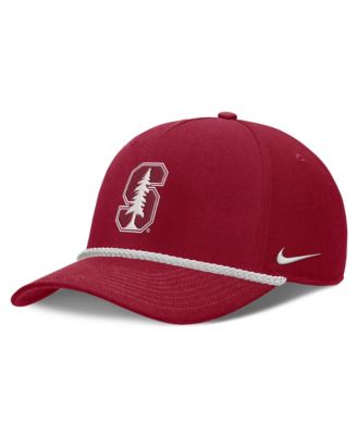Мужская и женская кепка Nike Crimson Stanford Cardinal Rope Rise Adjustable