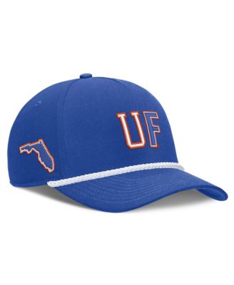 Мужская и женская кепка Nike Royal Florida Gators 2026 Basketball Refresh 5-Panel Rope Rise