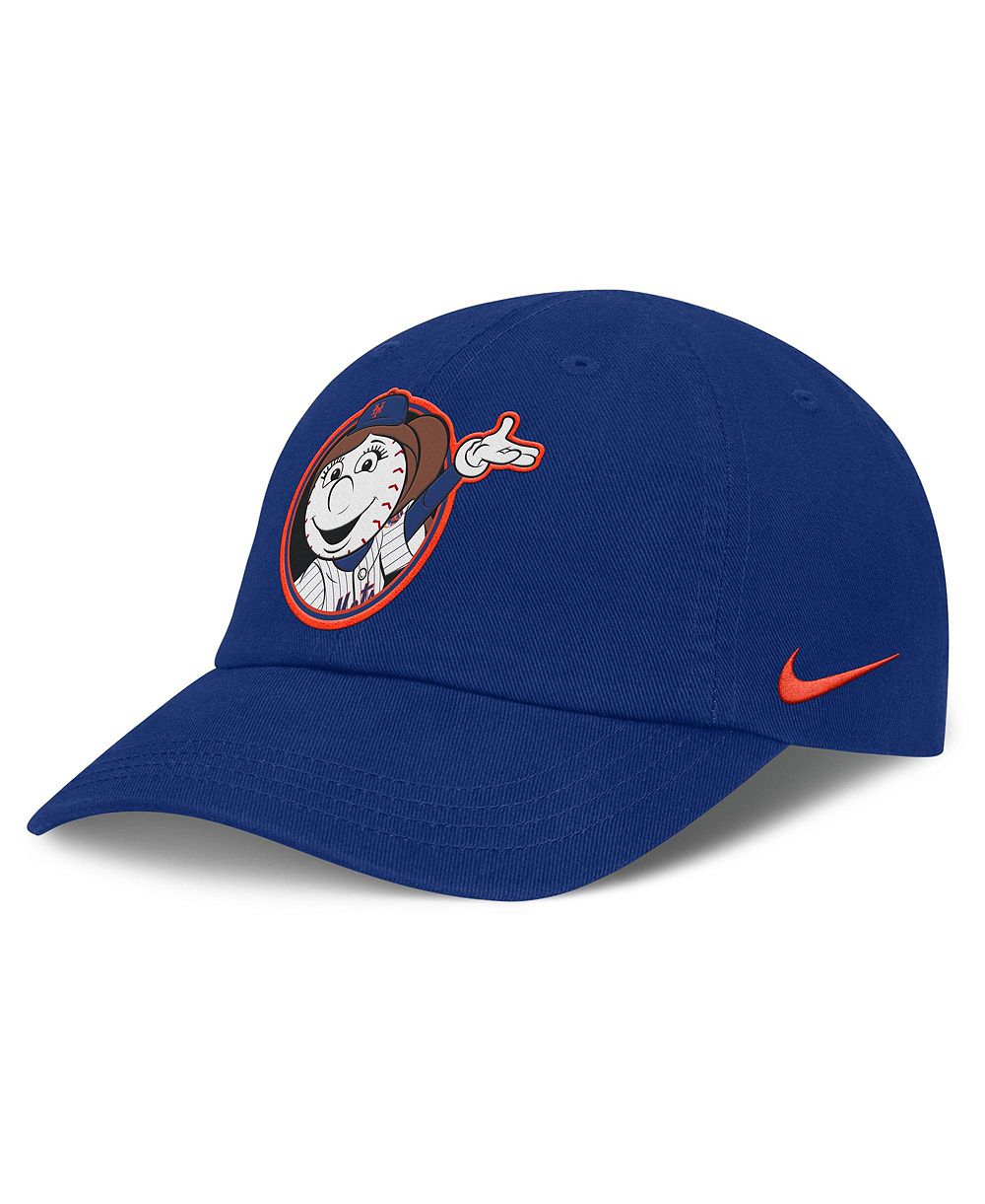 Кепка Nike Royal New York Mets Mascot Club Flex для мальчиков и девочек