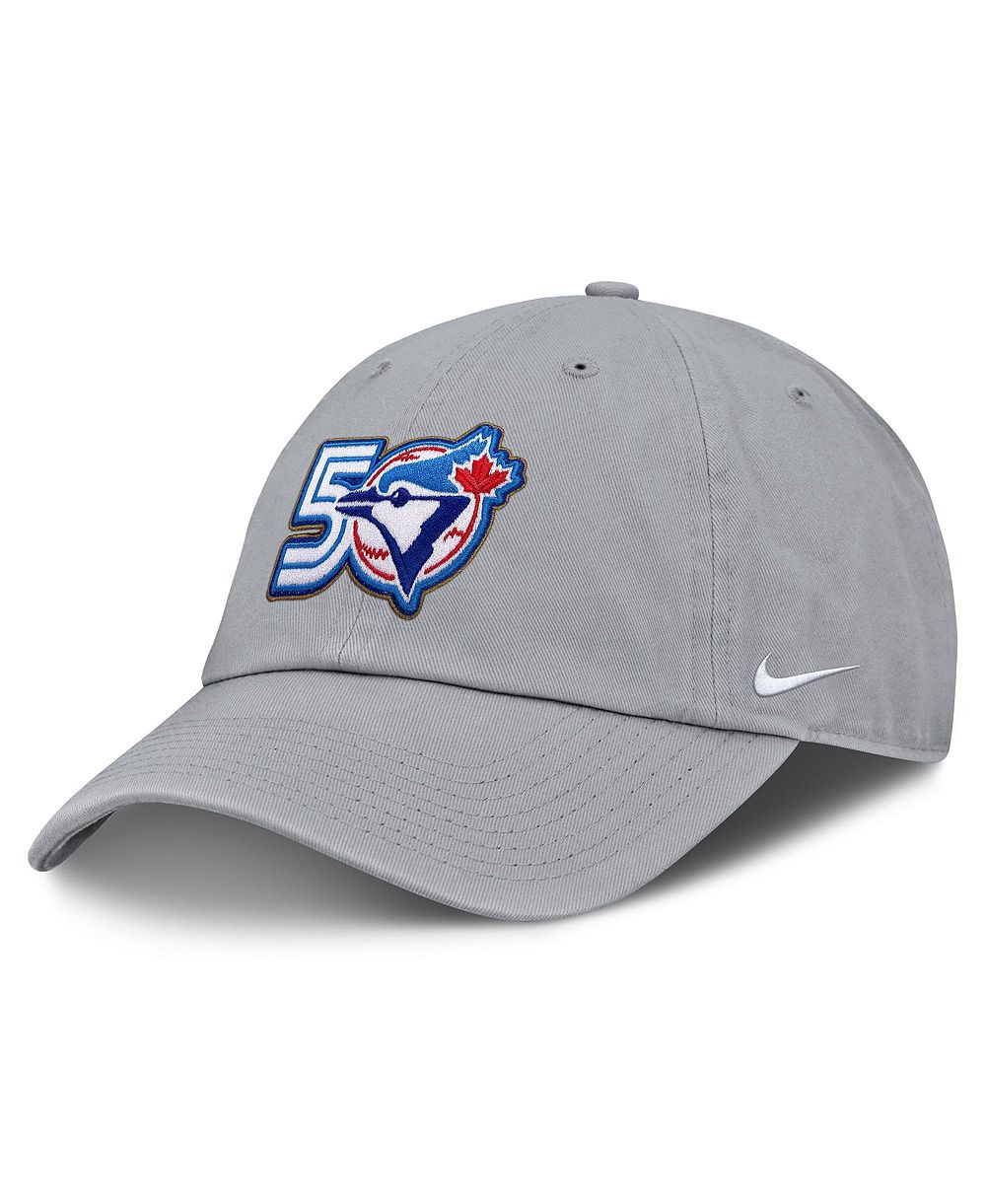 Мужская кепка Nike Gray Toronto Blue Jays 50th Season Club