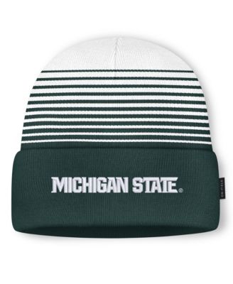 Men's and Women's Nike Green/White Michigan State Spartans On-Field Utility Knit Hat
