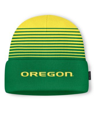 Men's and Women's Nike Green/Yellow Oregon Ducks On-Field Utility Knit Hat