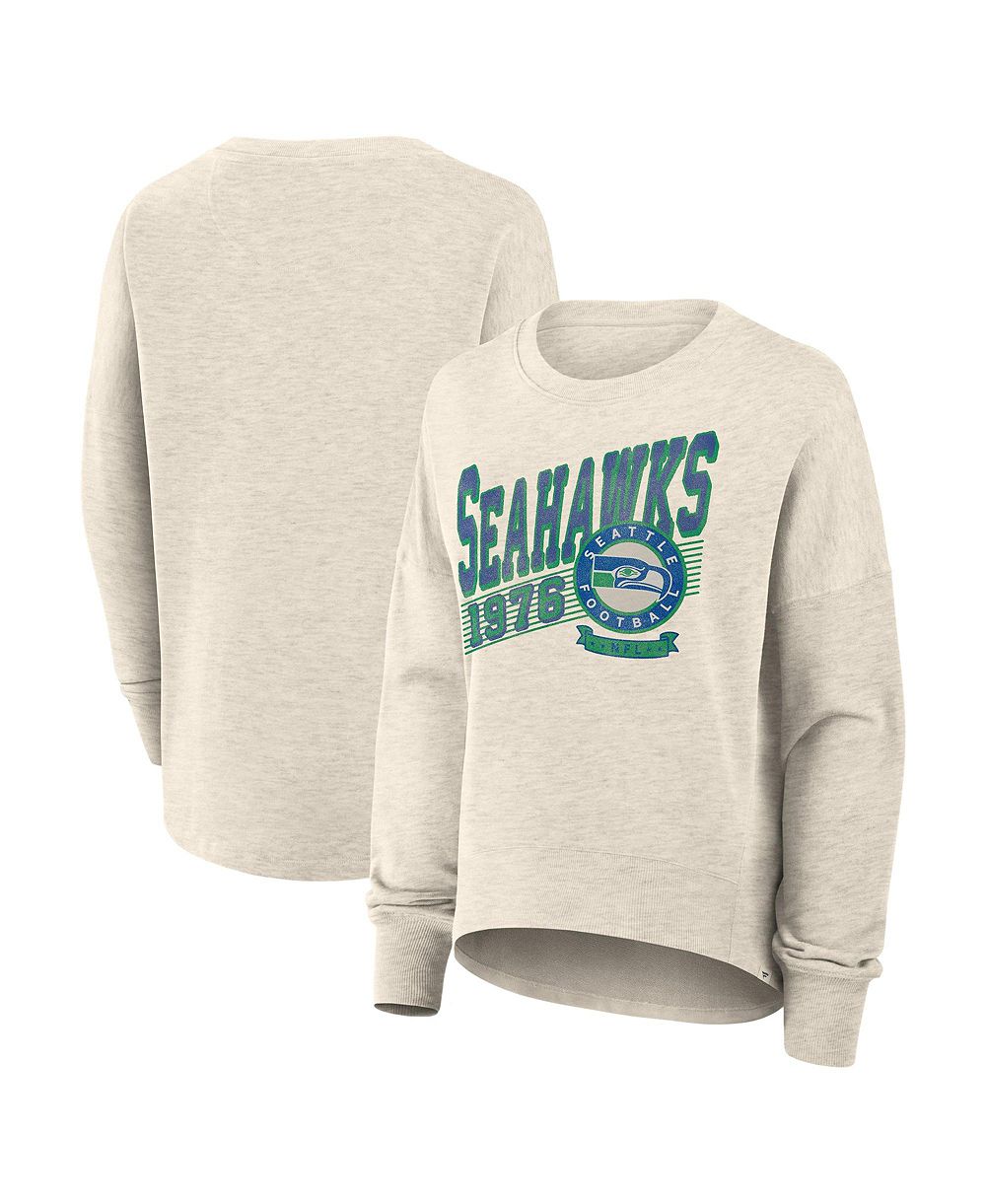 Женская свитшот Fanatics Seattle Seahawks Oversized Heritage Cream