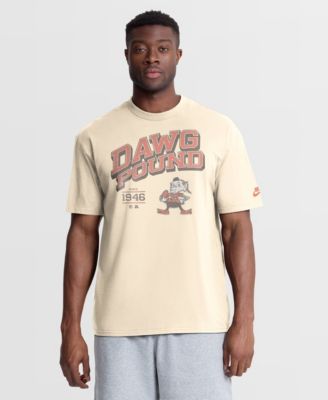 Мужская футболка Nike Natural Cleveland Browns Vintage Mod Blown Away Max90