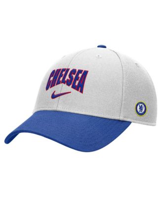 Мужская кепка Nike White/Royal Chelsea Rise регулируемая