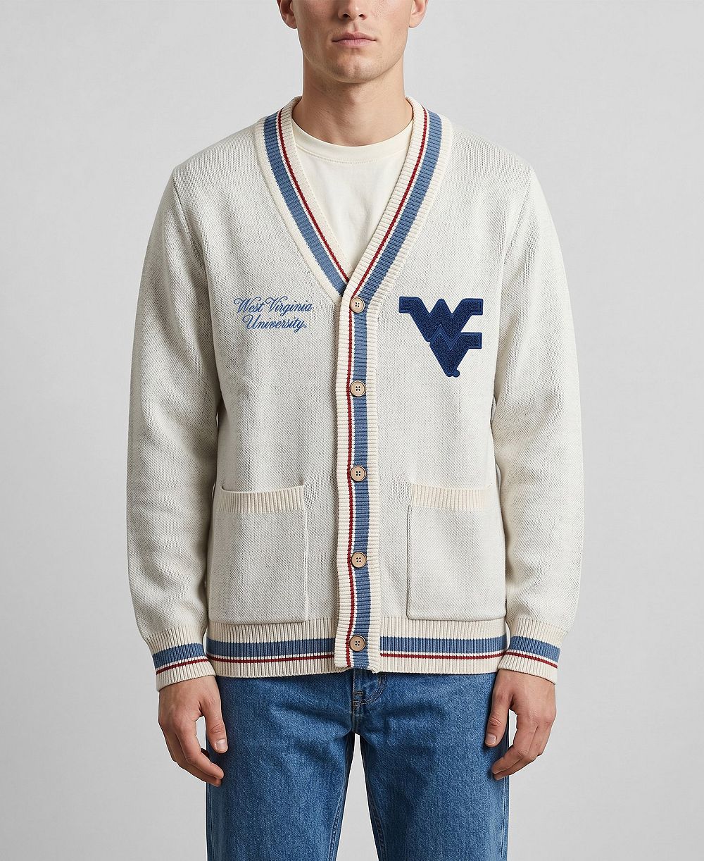 Кардиган Uscape Apparel Americana Striped Full-Button для мужчин и женщин
