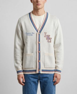 Кардиган Uscape Apparel с пуговицами в полоску Americana для мужчин и женщин