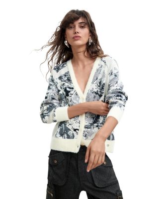 Женский кардиган Desigual M. C. Lacroix с цветочным принтом и пуговицами