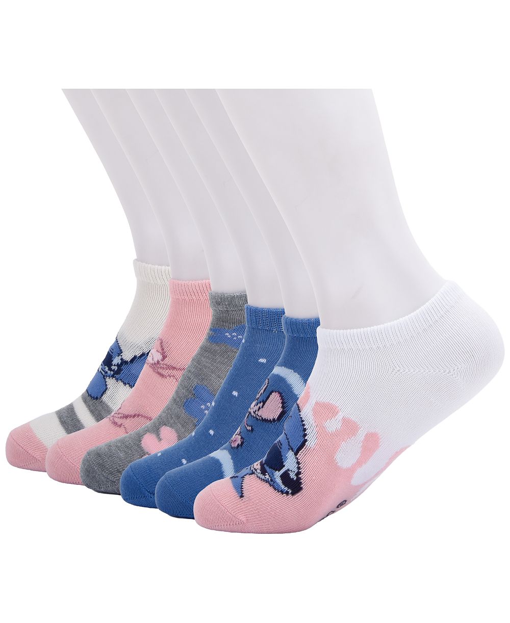 Женские носки Planet Sox Stitch No-Show 6-Pair Socks, 6-Pack