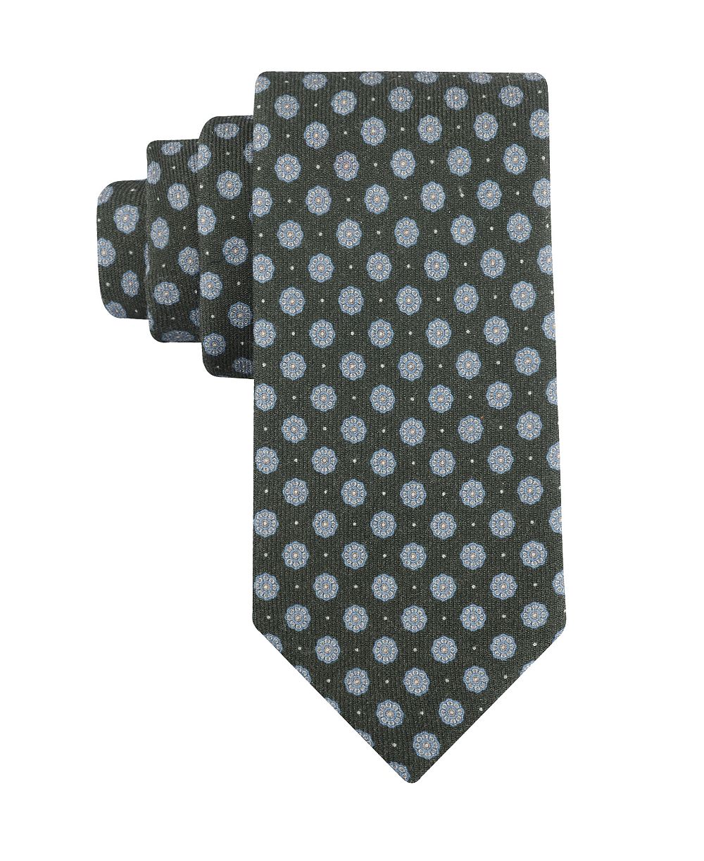 Tommy Hilfiger Men's Quinby Printed Medallion Classic Tie