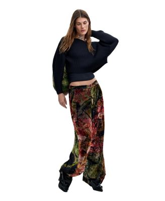 Женские брюки Desigual M. C. Lacroix Wide-Leg Velvet