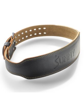 Пояс для тяжелой атлетики Sunny Health & Fitness 4" кожаный с поддержкой спины