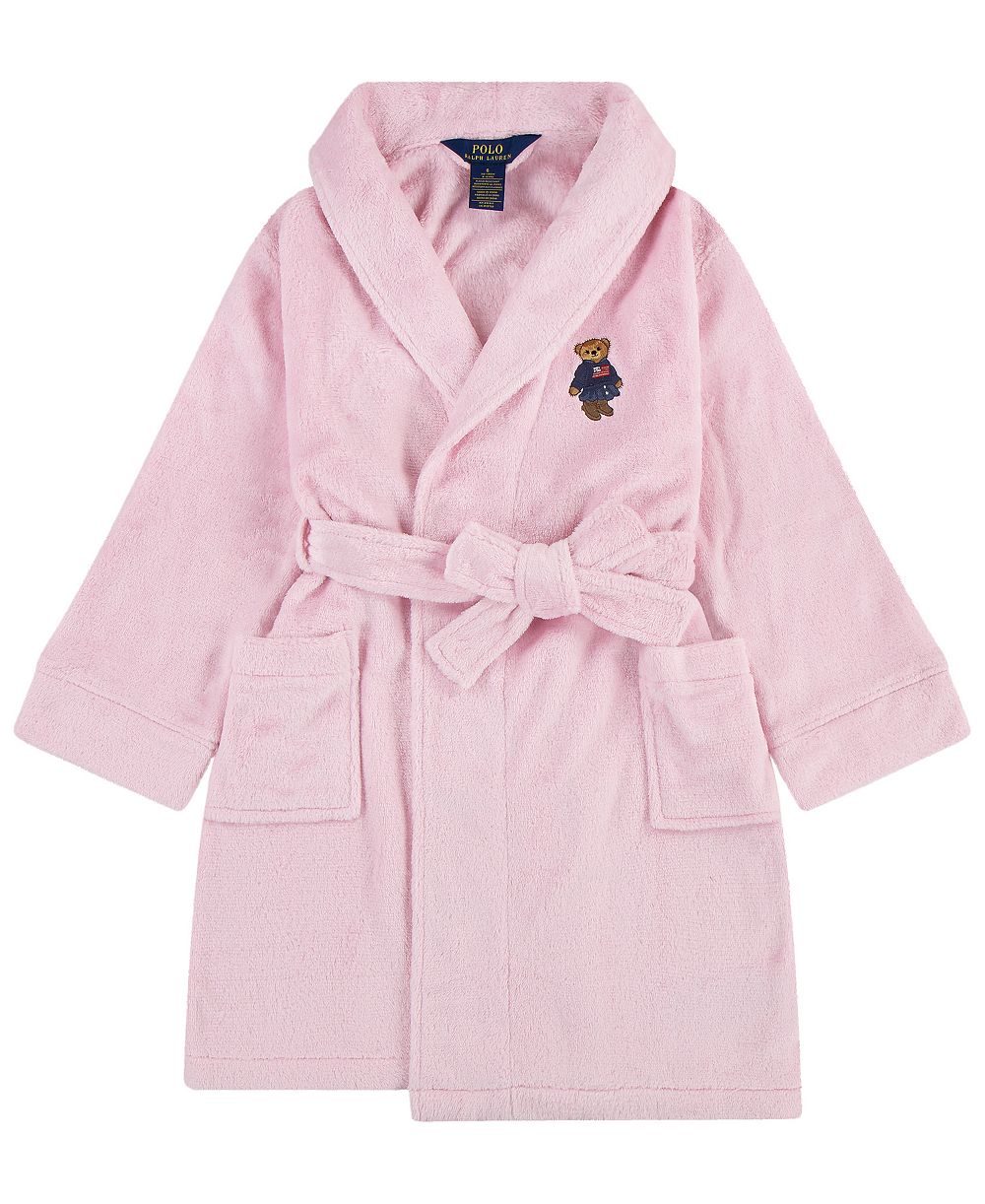 Polo Ralph Lauren женский махровый халат с логотипом медведя Polo для девочек 7-16 лет