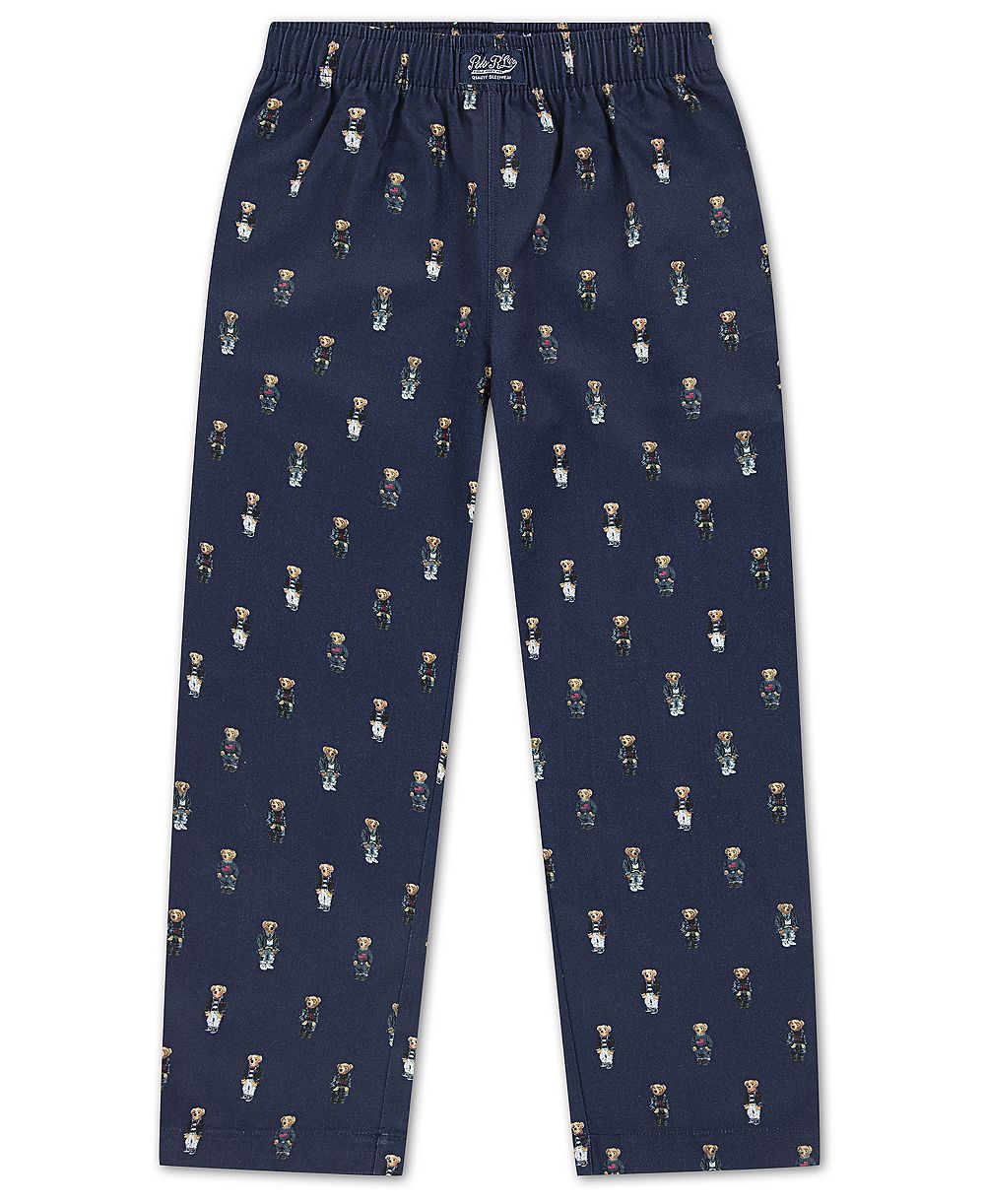 Polo Ralph Lauren брюки для пижамы с тканым медведем Polo для мальчиков 4-7 лет