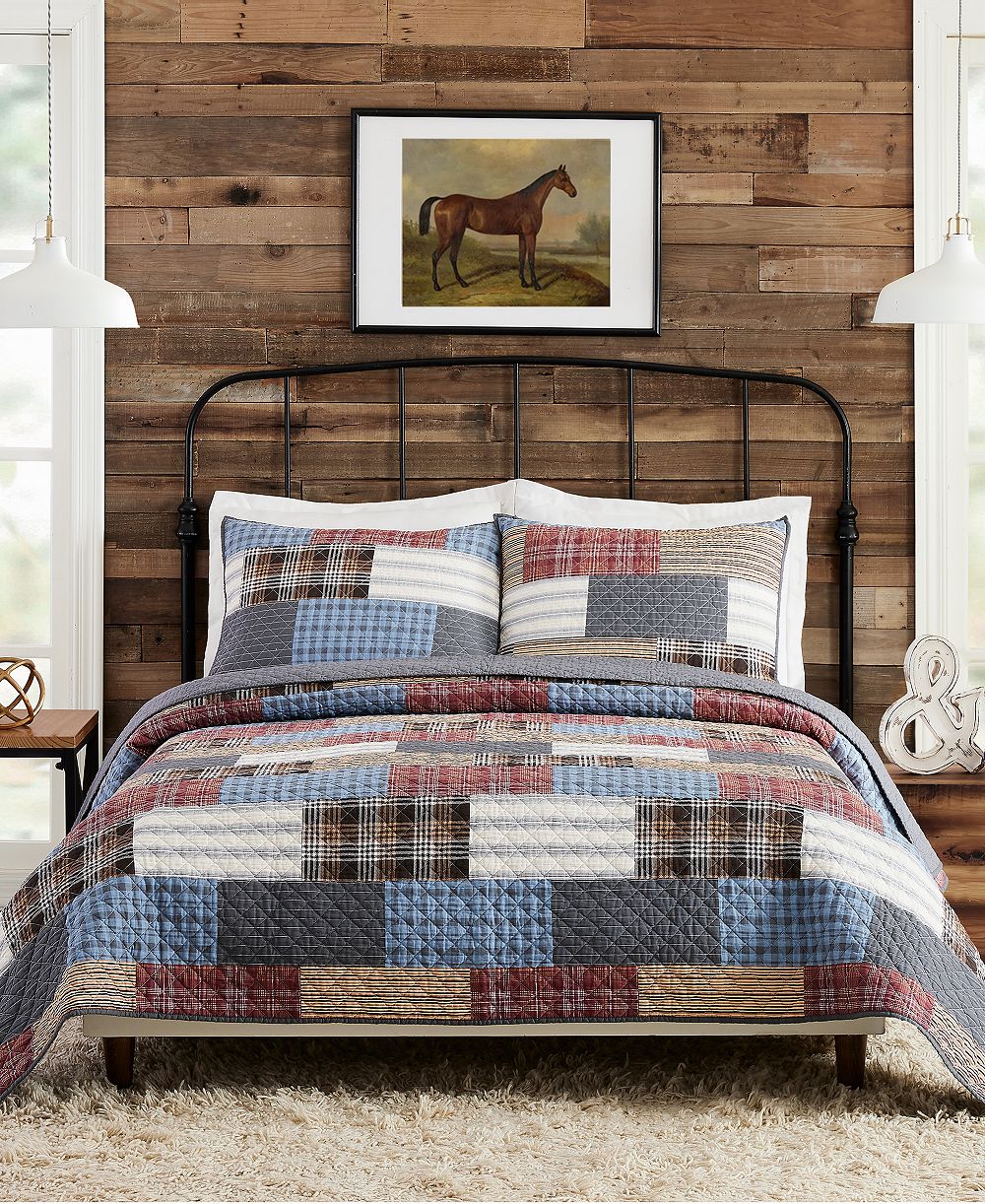 Лоскутное одеяло Modern Heirloom Cabin 3-Piece Quilt Set King