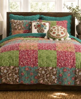 Greenland Home Fashions Danica Reversible 3-Piece Quilt Set, King