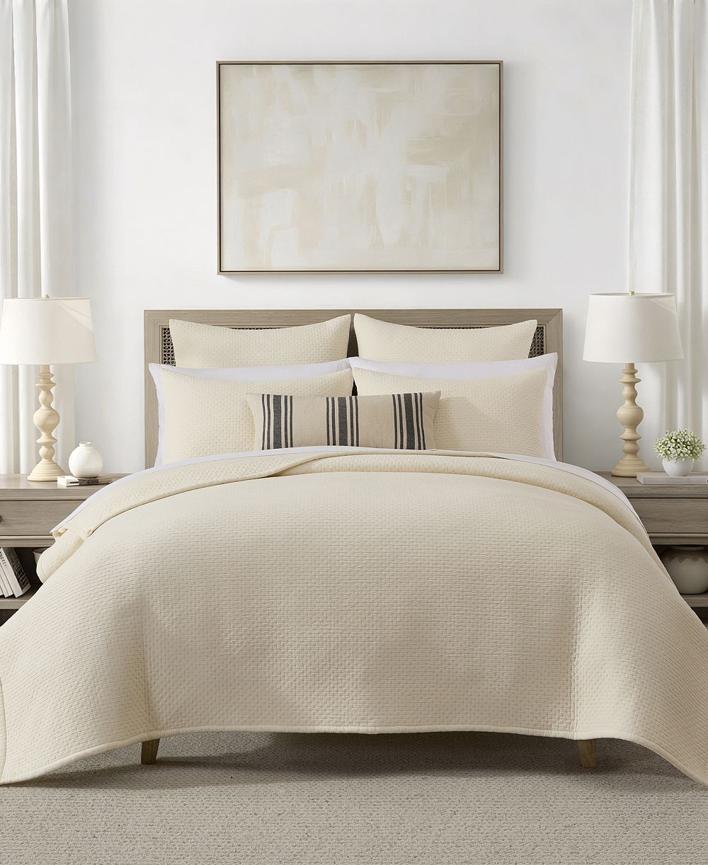 Levtex Home Grace Реверсивный комплект из 2-х стеганых покрывал, Twin/Twin XL
