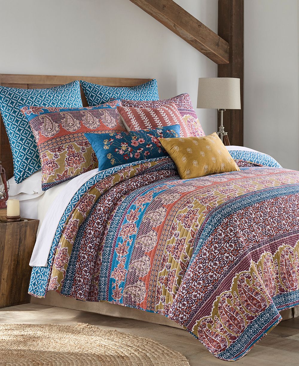 Комплект из 2 стеганых покрывал Levtex Home Kirana, Twin/Twin XL