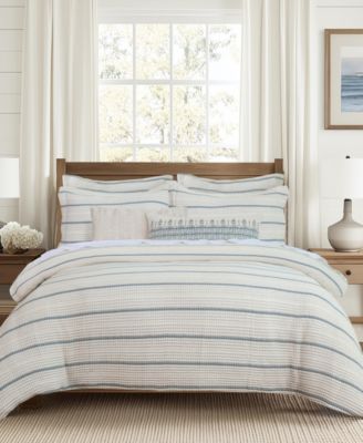 Комплект из 3-х покрывал Levtex Home Waffle Stripe Textured, King/California King
