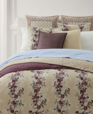 Lauren Ralph Lauren комплект из 3 предметов: хлопковый пододеяльник Audra, полный/королевский