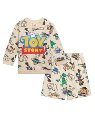 Toy Story мальчиковые (6-8 лет) комплект из 2 предметов: толстовка и шорты из французской махры