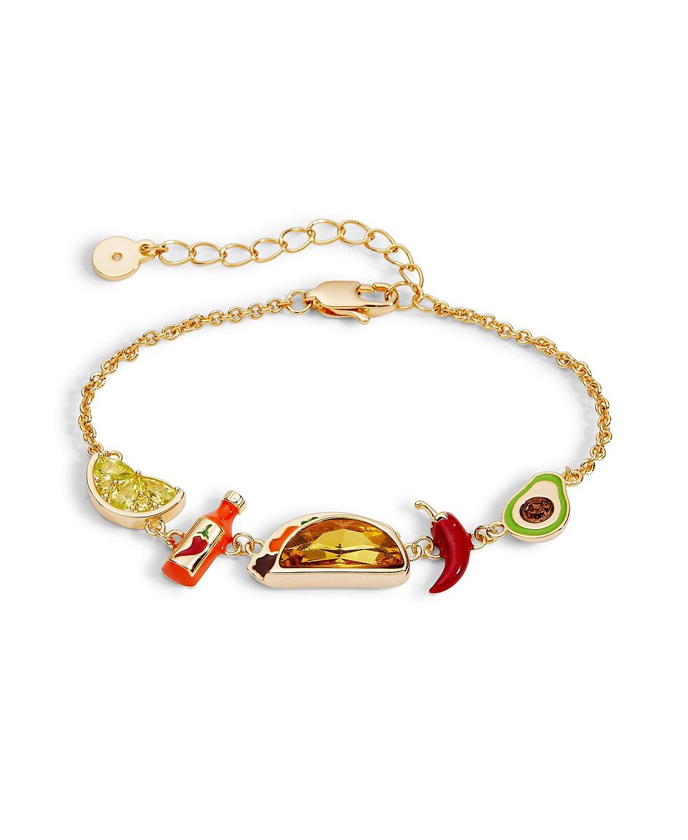 Alex and Ani браслет с подвеской Taco Inline