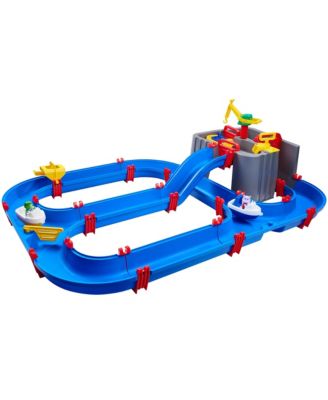 Игровой набор для игры с водой Aquaplay Harbor 50.39" x 36.61" x 15.75" с ручным приводом, для детей от 3+