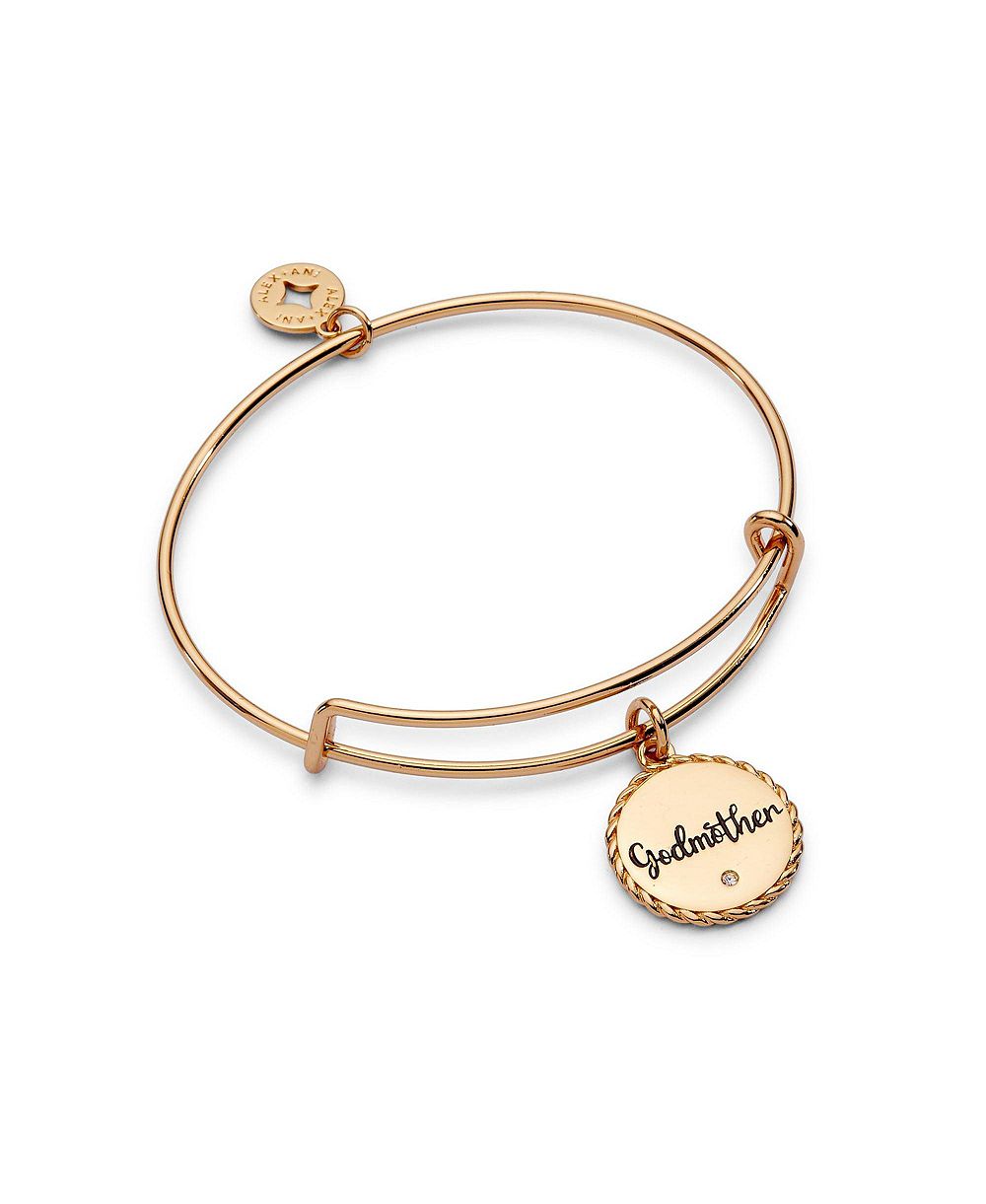 Alex and Ani браслет-бандл с подвеской Godmother 'Loves Like A Parent, Acts Like A Friend'