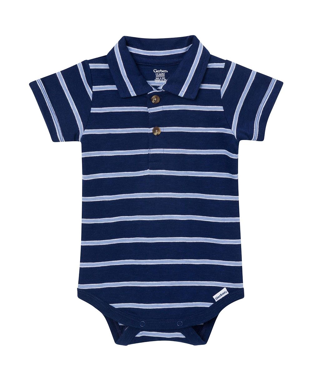 Детский боди Gerber для мальчиков (0-3 M to 18 M), полоска