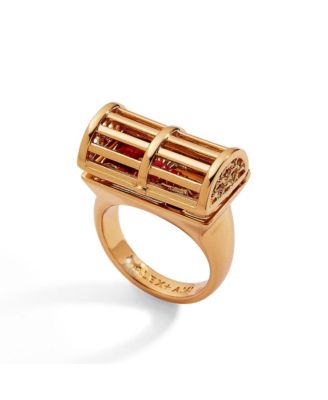 Кольцо Alex and Ani Lobster Boil Hinged Cage