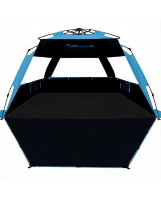 Blackout shelter-solid blue