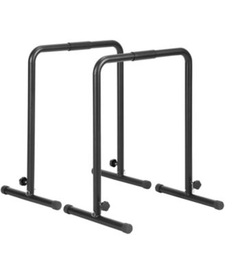 SUGIFT Heavy Duty Dip Bars 440 lbs Capacity Adjustable Height Parallel Bars for Strength Training