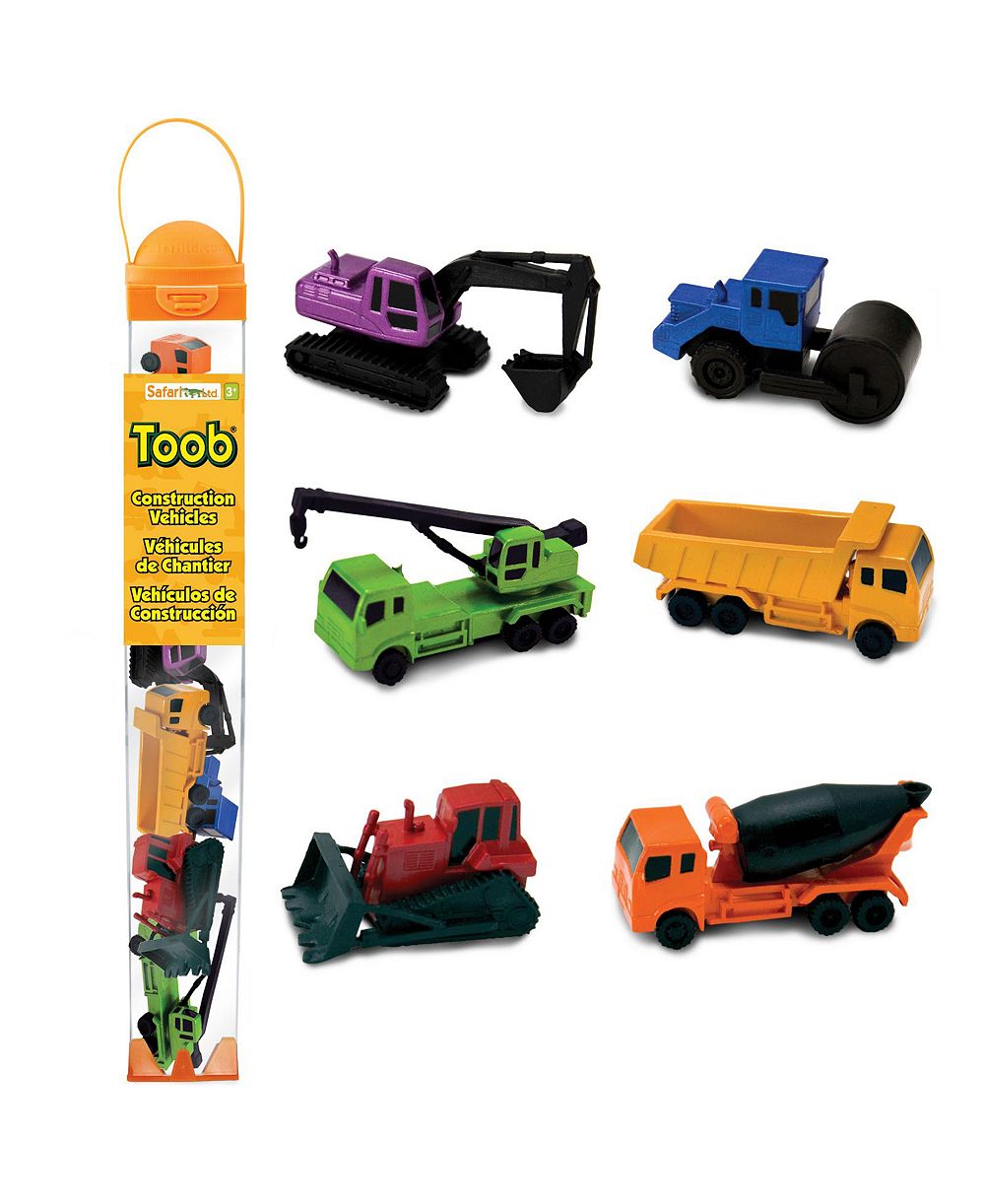 Safari Ltd. Construction Vehicles Toob 6-Piece Figurine Set