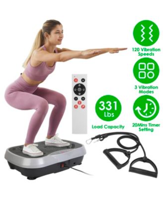 SEVORLEY Whole Body Vibration Plate Exercise Machine with Remote, 120 Speed Levels and Resistance Bands