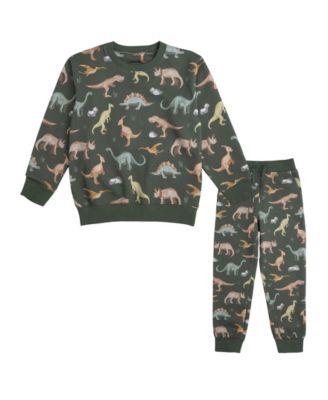 Sweet Wink Baby Boys Dinosaurs Rock Sweatshirt and Jogger Set