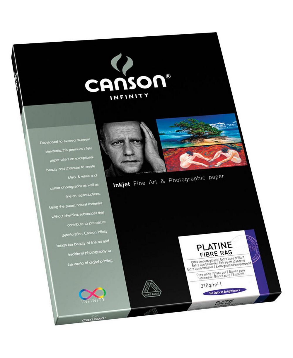 Canson Infinity бумага для струйной печати Platine 100% хлопковая, гладкий сатин, 310 г/м², 11x17", 25 листов