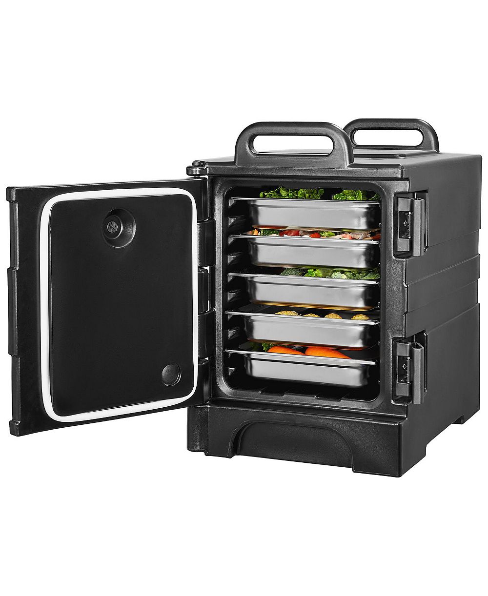 SUGIFT Термосумка для еды 81 Qt, Insulated Food Pan Carrier Front Loading Hot Box с двойными пряжками и ручками