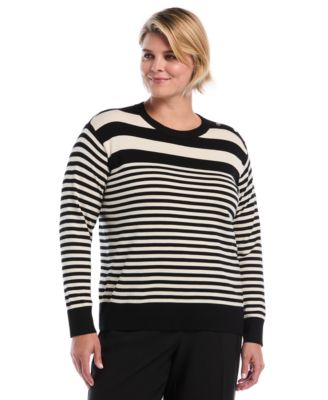 Rafaella Plus Size свитер с V-образным вырезом