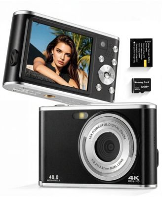 Цифровая камера SUGIFT 4K 48MP с автофокусом и 16X зумом, 32GB