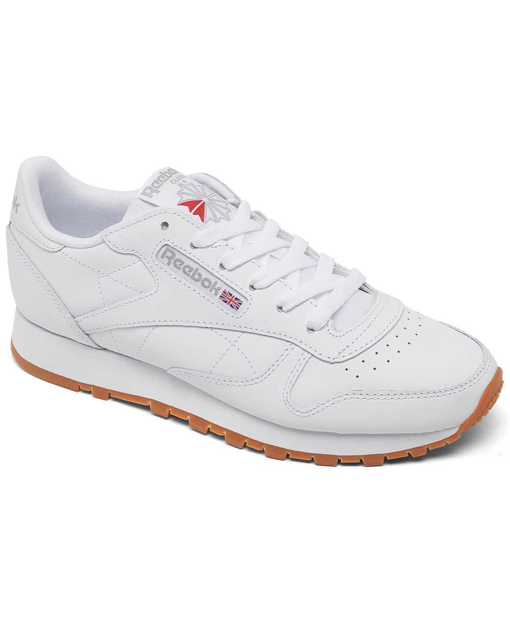 Reebok Женские классические кожаные повседневные кроссовки