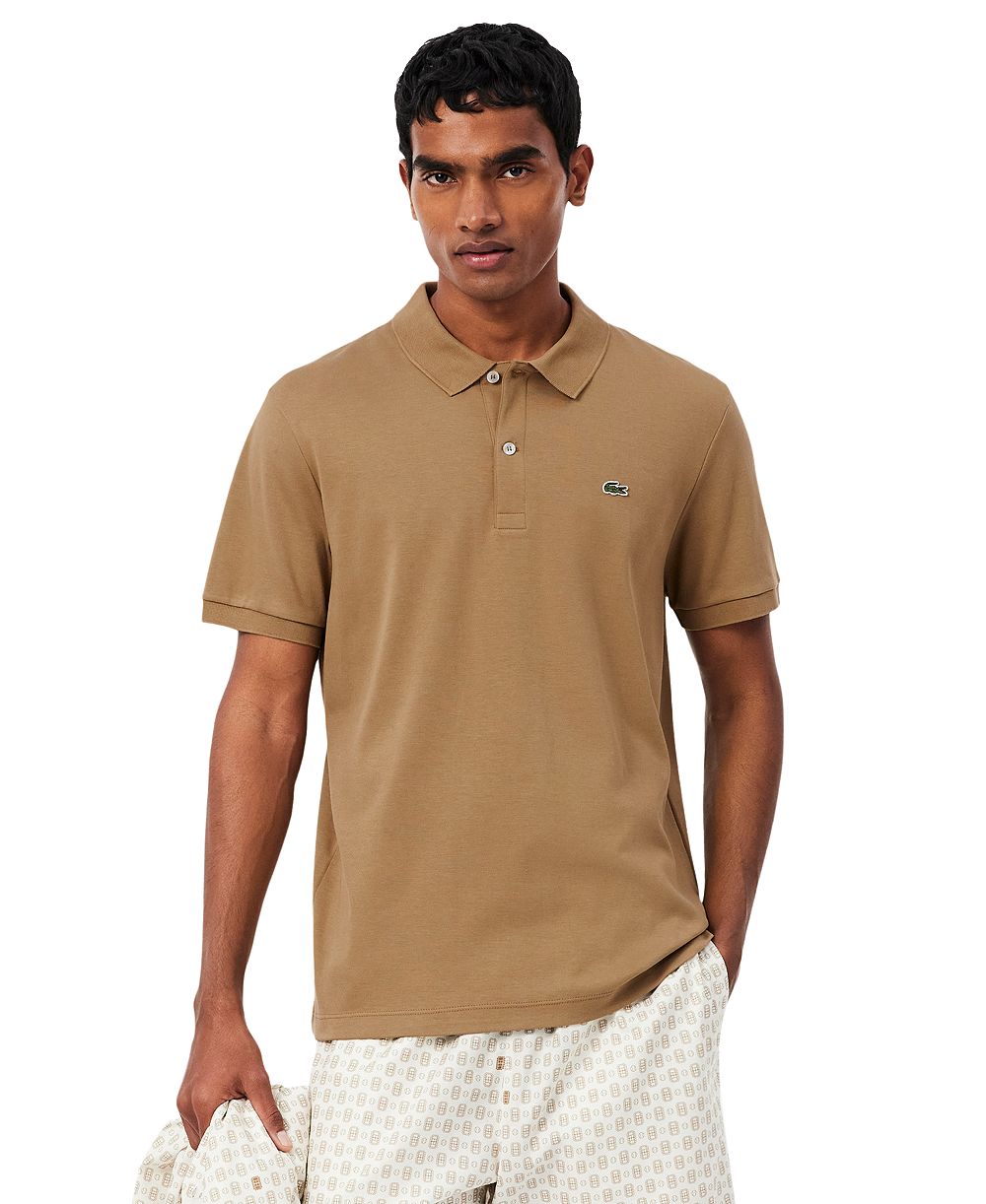 Lacoste, мужская хлопковая поло-рубашка классического кроя