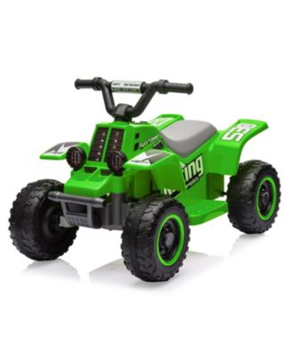 homfan Electric 4-Wheeler Ride-On ATV, 6V Battery Powered, Push-Button Accelerator, Up to 55 lbs, Ages 3+